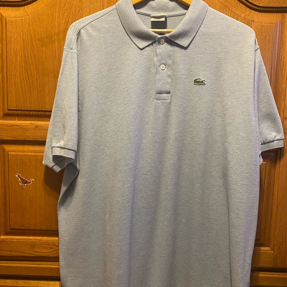 Lacoste Polo Shirt Size 9 Light Blue